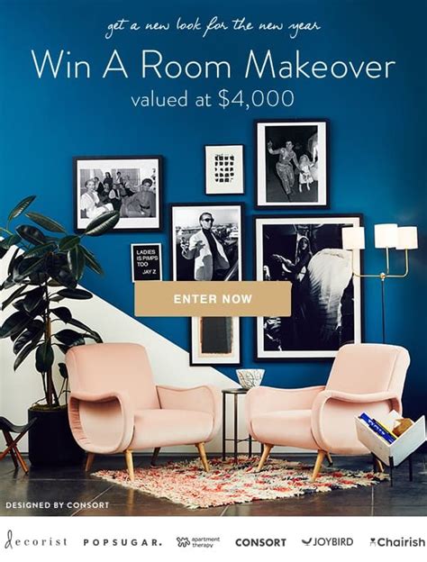 Win $4,000 Room Renovation Sweepstakes.